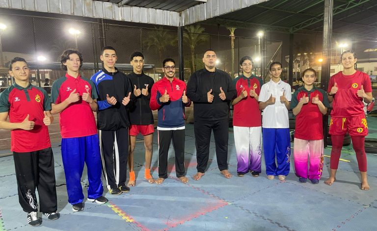 La délégation marocaine de Wushu Kung-Fu arrive au Caire pour le Championnat d’Afrique Juniors 2026