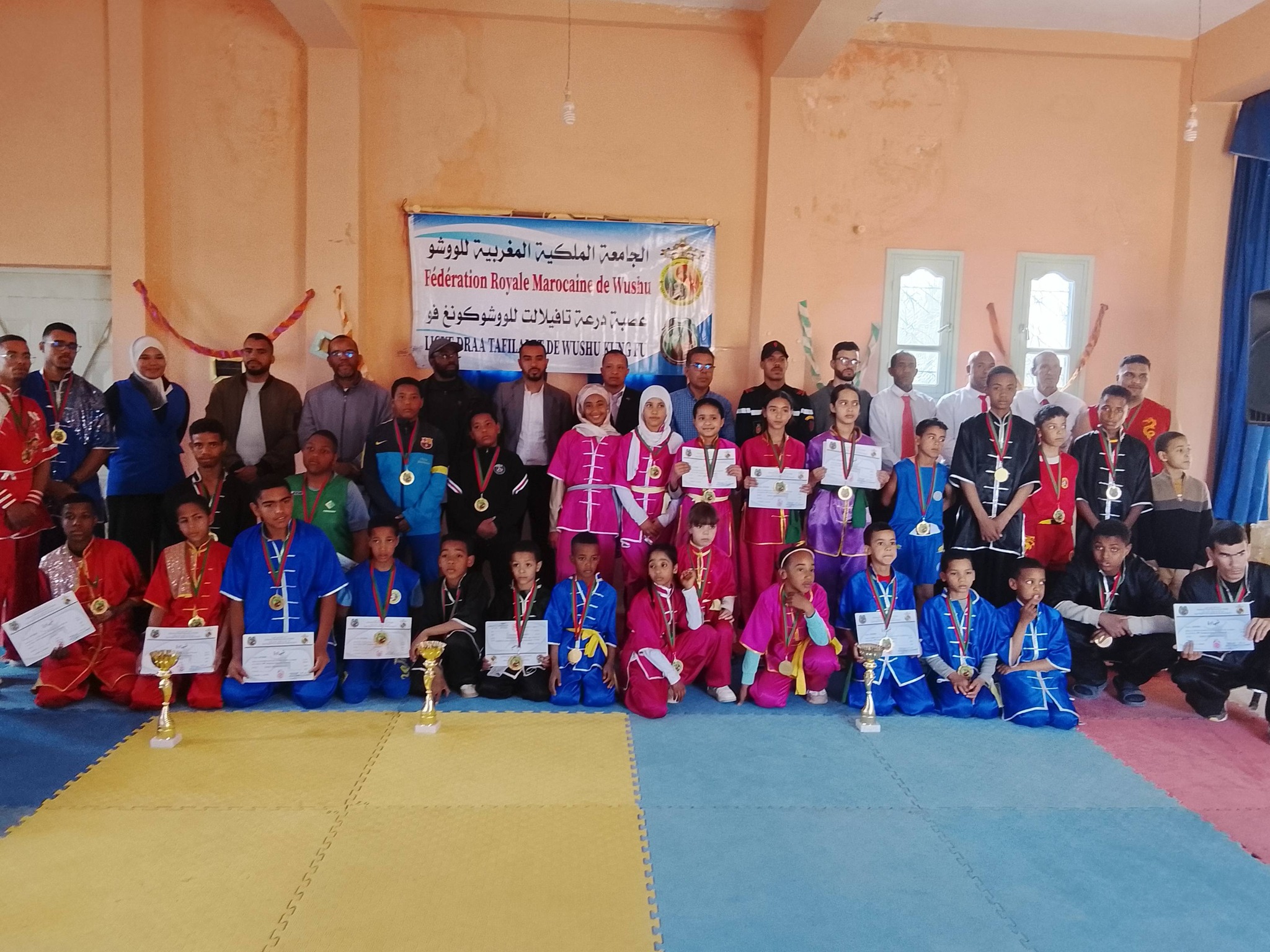 Championnat Régional Qualificatif de Wushu Kung Fu (Taolu et Sanda) à Tazarine